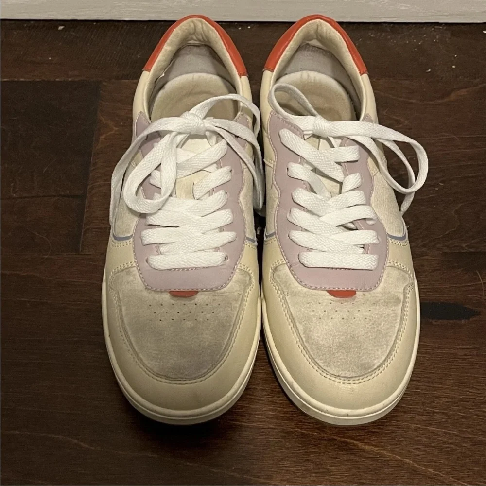 Madewell Court Sneakers in Colorblock Leather and Suede EB9002 MC141 Sz 7.5
